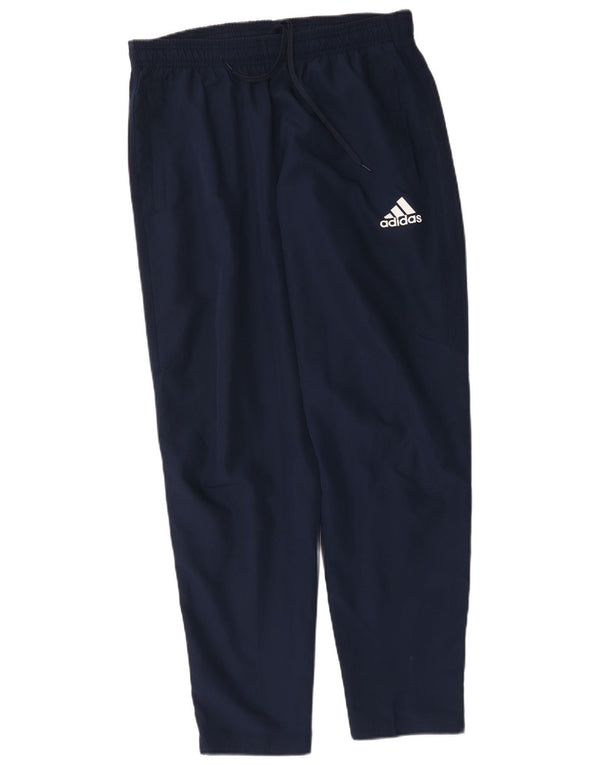 Adidas Pantalon de survêtement graphique pour homme Large Bleu marine Polyester