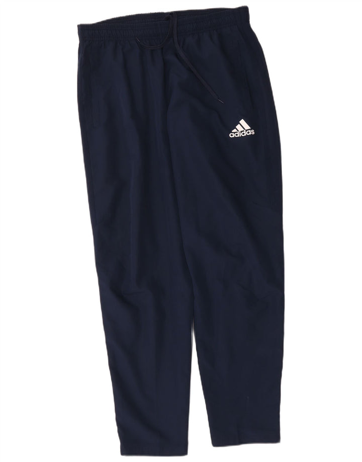 Adidas Herre grafisk træningsdragt Bukser Large Navy Blue Polyester