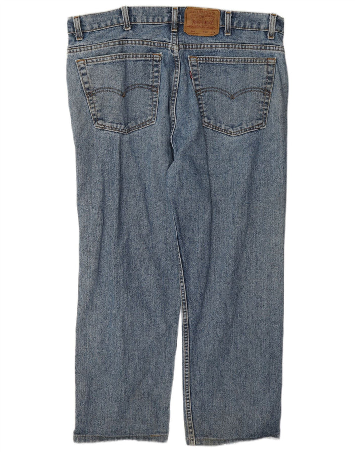 Levi's Mens 505 Straight Jeans W40 L26 Blue Cotton