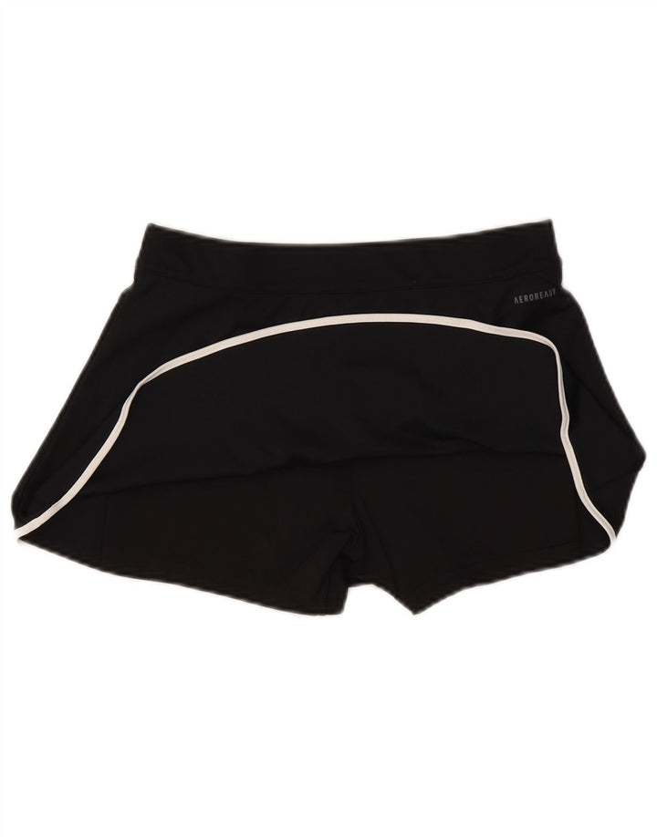 Adidas Womens Aeroready Skort UK 8 Small Black Polyester