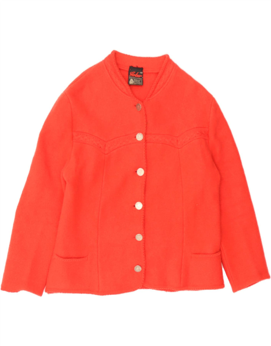 ARBEP Womens 6 Button Blazer Jacket IT 48 XL Red New Wool Vintage Arbep and Second-Hand Arbep from Messina Hembry 