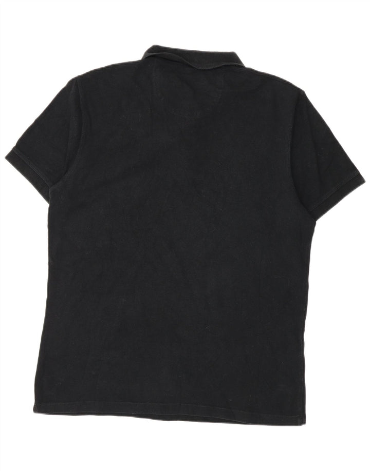 French Connection Mens Polo Shirt Large Black