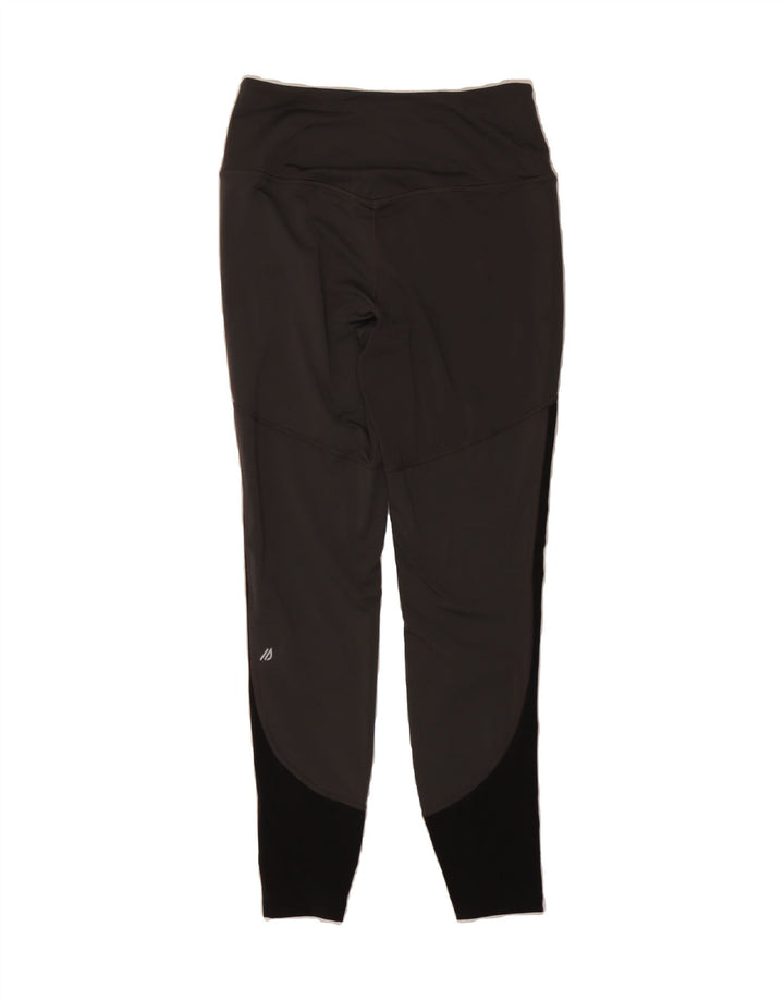 EDDIE BAUER Womens Leggings UK 12 Medium  Grey Colourblock Polyester Vintage Eddie Bauer and Second-Hand Eddie Bauer from Messina Hembry 