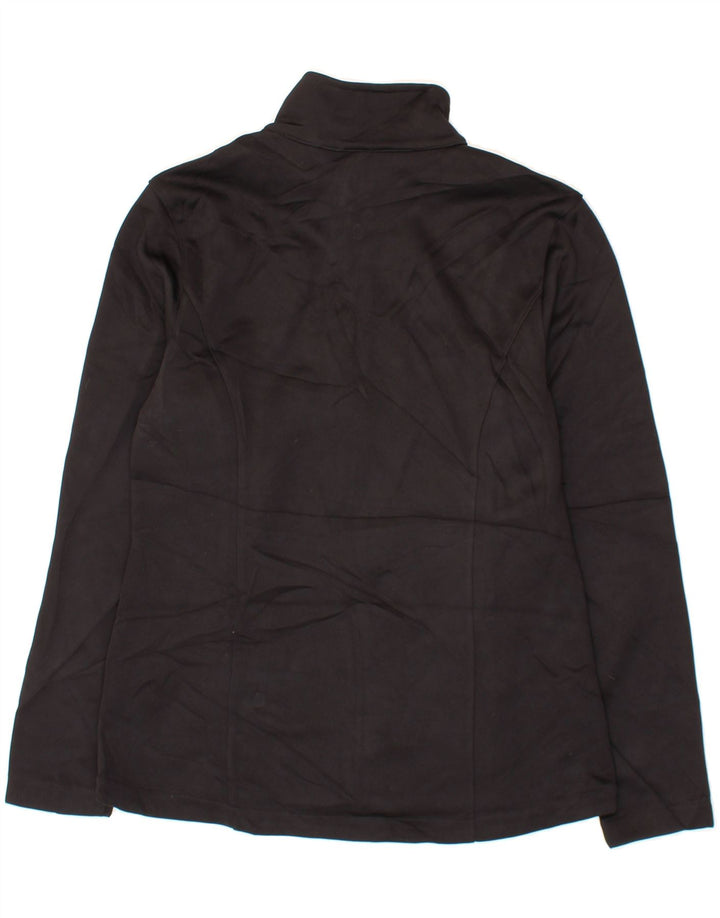 FILA Womens Tracksuit Top Jacket Medium Black Cotton Sports Vintage Fila and Second-Hand Fila from Messina Hembry 