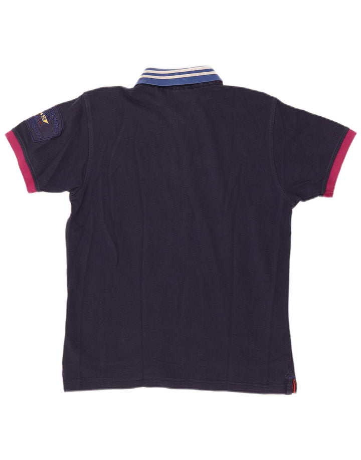 Henri Lloyd Mens Polo Shirt Large Navy Blue