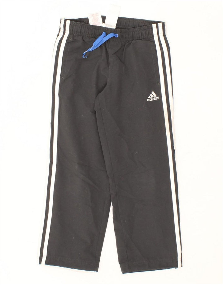 ADIDAS Boys Tracksuit Trousers 5-6 Years  Grey Polyester Vintage Adidas and Second-Hand Adidas from Messina Hembry 