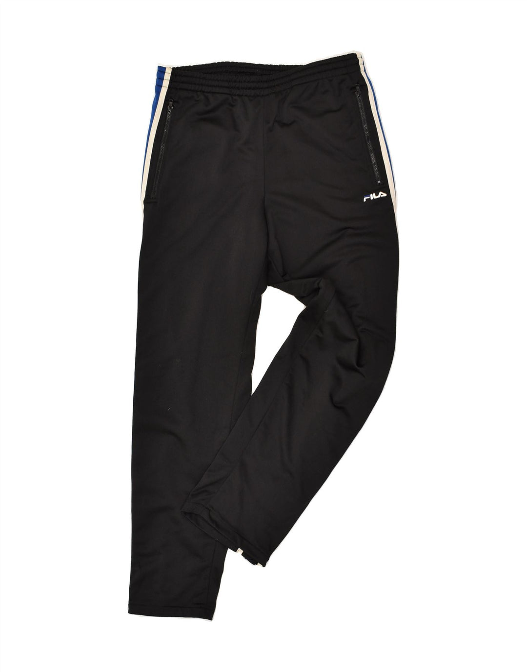FILA Womens Tracksuit Trousers IT 46 Large Black Polyester Vintage Fila and Second-Hand Fila from Messina Hembry 