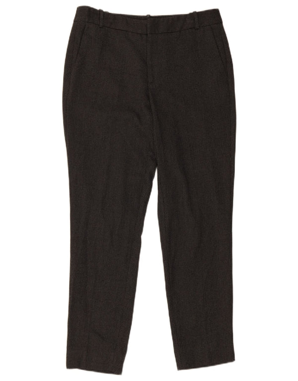 Zara Slim Suit Bukser til kvinder EU 36 XS W26 L28 Grå Argyle/Diamond