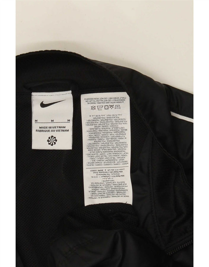 Nike Mens Tracksuit Top Jacket Medium Black Polyester