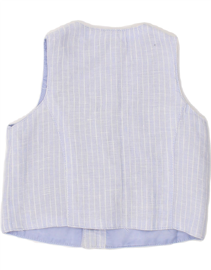 BRUMS Baby Boys Gilet 3-6 Months Blue Striped Vintage Brums and Second-Hand Brums from Messina Hembry 