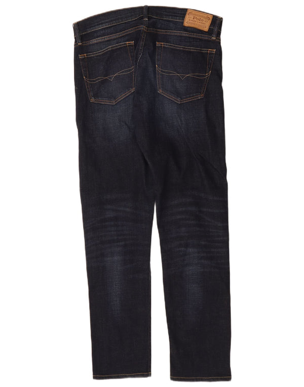 Polo Ralph Lauren Jeans slim da uomo W33 L31 cotone blu navy
