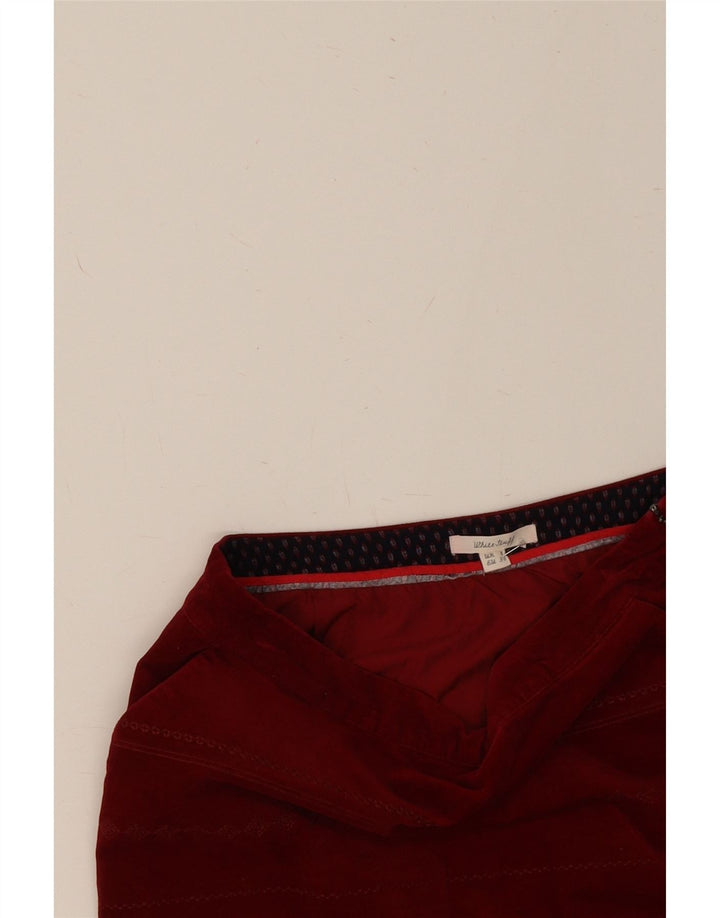 WHITE STUFF Womens Mini Skirt UK 8 Small W28  Red Cotton Vintage White Stuff and Second-Hand White Stuff from Messina Hembry 