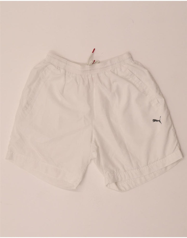 Puma Mens Sport Shorts Medium  White