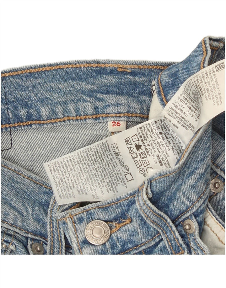 Levi's Womens Denim Shorts W26 Small  Blue Cotton