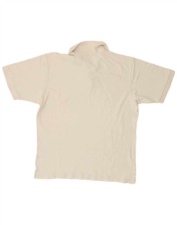 CHAMPION Mens Polo Shirt 2XL White Cotton