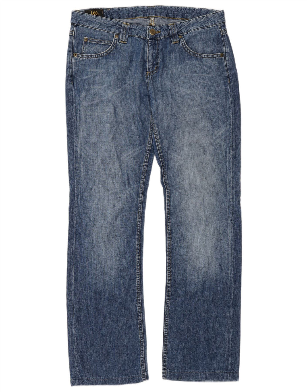 Lee Womens Jinx Bootcut Jeans W30 L30 Blue Cotton