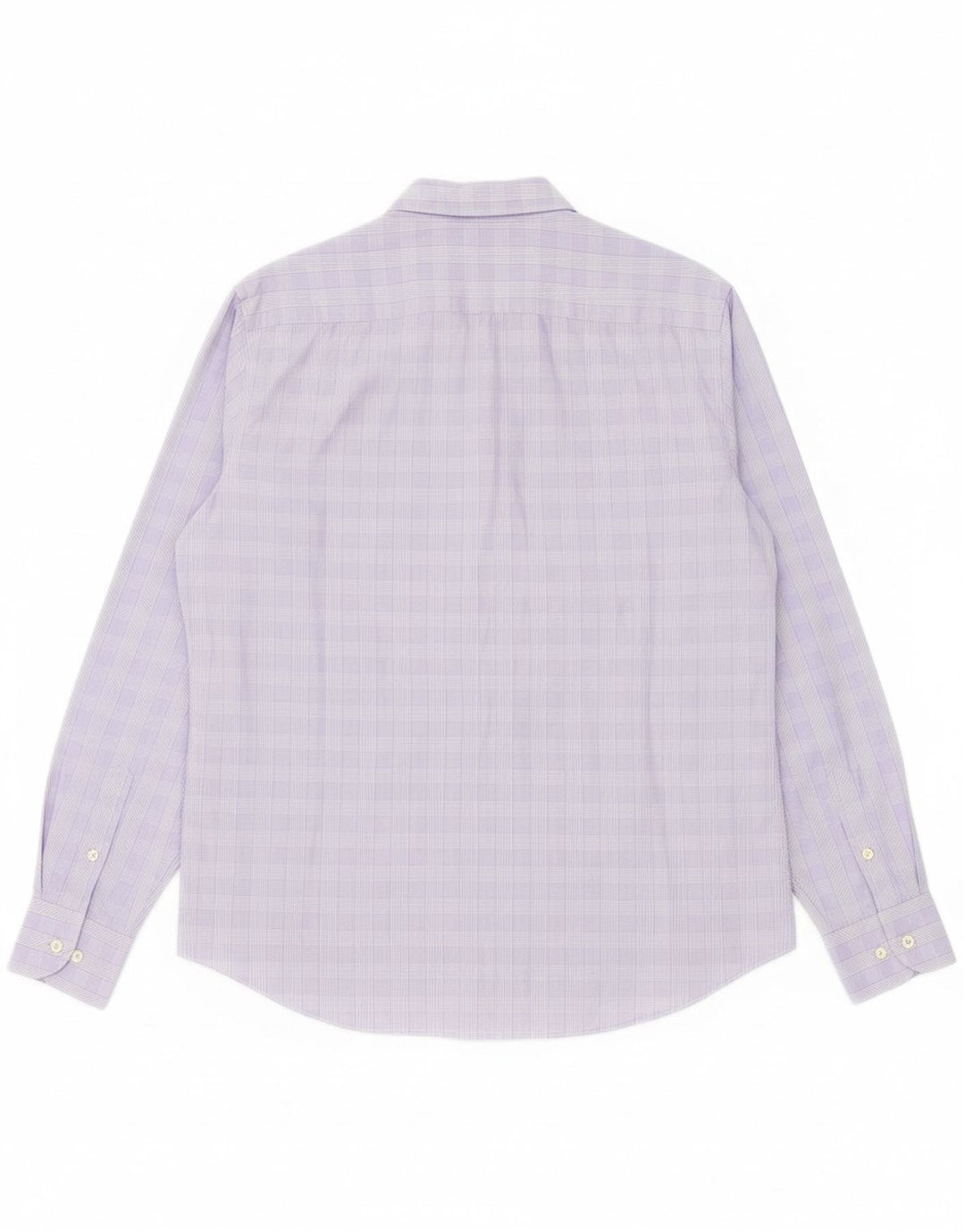 MASSIMO DUTTI Mens Slim Fit Shirt XL Blue Check Cotton
