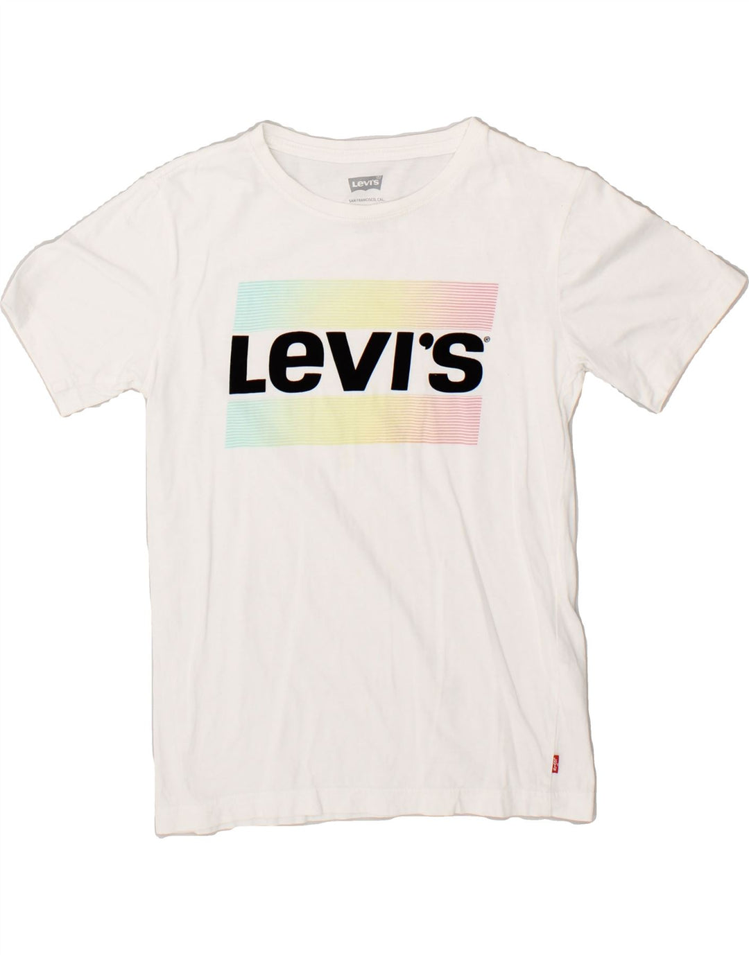 LEVI'S Boys Graphic T-Shirt Top 11-12 Years White | Vintage Levi's | Thrift | Second-Hand Levi's | Used Clothing | Messina Hembry 
