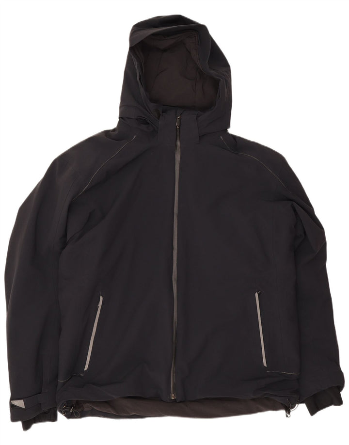 Jaqueta de chuva masculina Vision com capuz UK 40 grande poliamida azul marinho