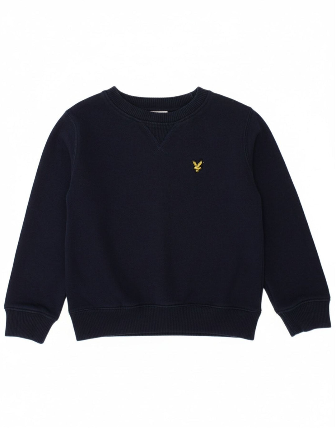 LYLE & SCOTT Boys Sweatshirt Jumper 3-4 Years Navy Blue Cotton