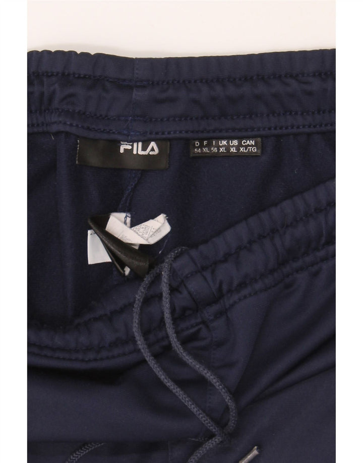 FILA Mens Tracksuit Trousers XL  Navy Blue Vintage Fila and Second-Hand Fila from Messina Hembry 