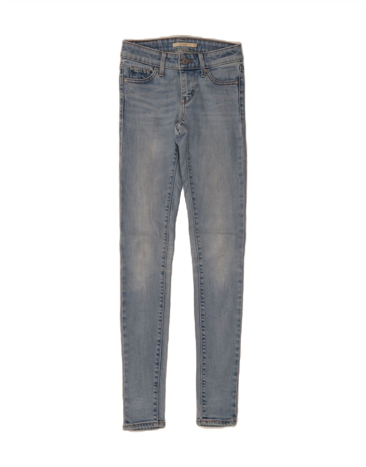 LEVI'S Womens 711 Skinny Jeans W23 L32 Blue Vintage Levi's and Second-Hand Levi's from Messina Hembry 