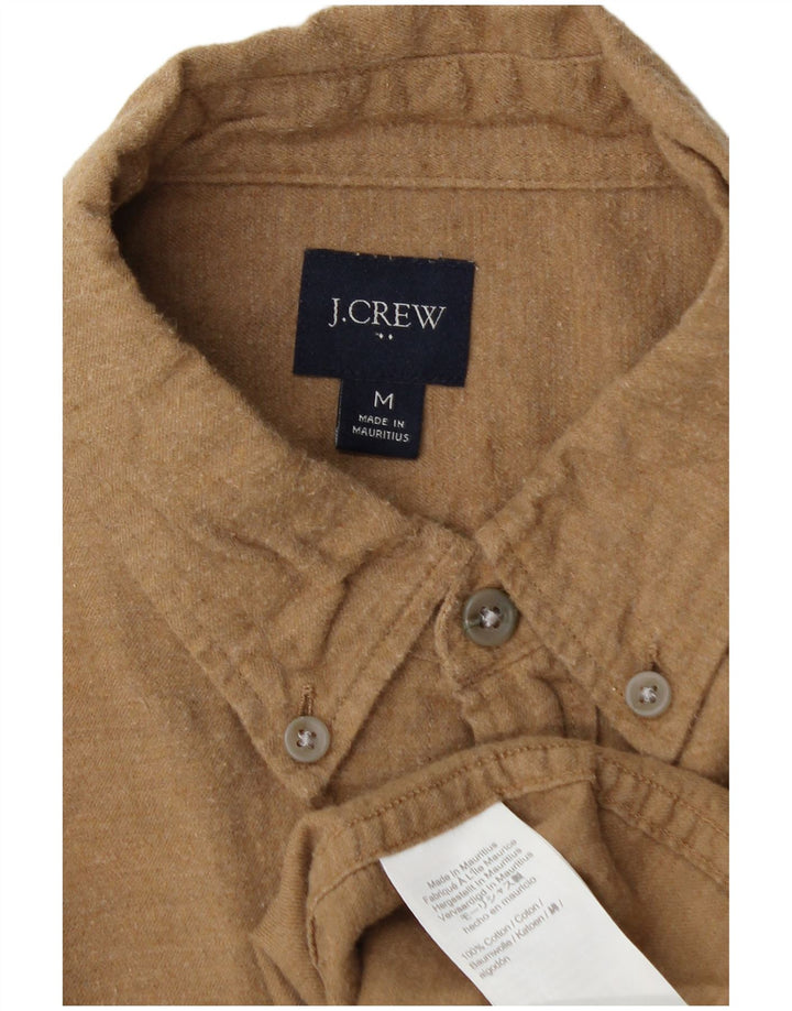 J. CREW Ανδρικό Φανελένιο Πουκάμισο Μεσαίο Βαμβακερό Μπεζ
