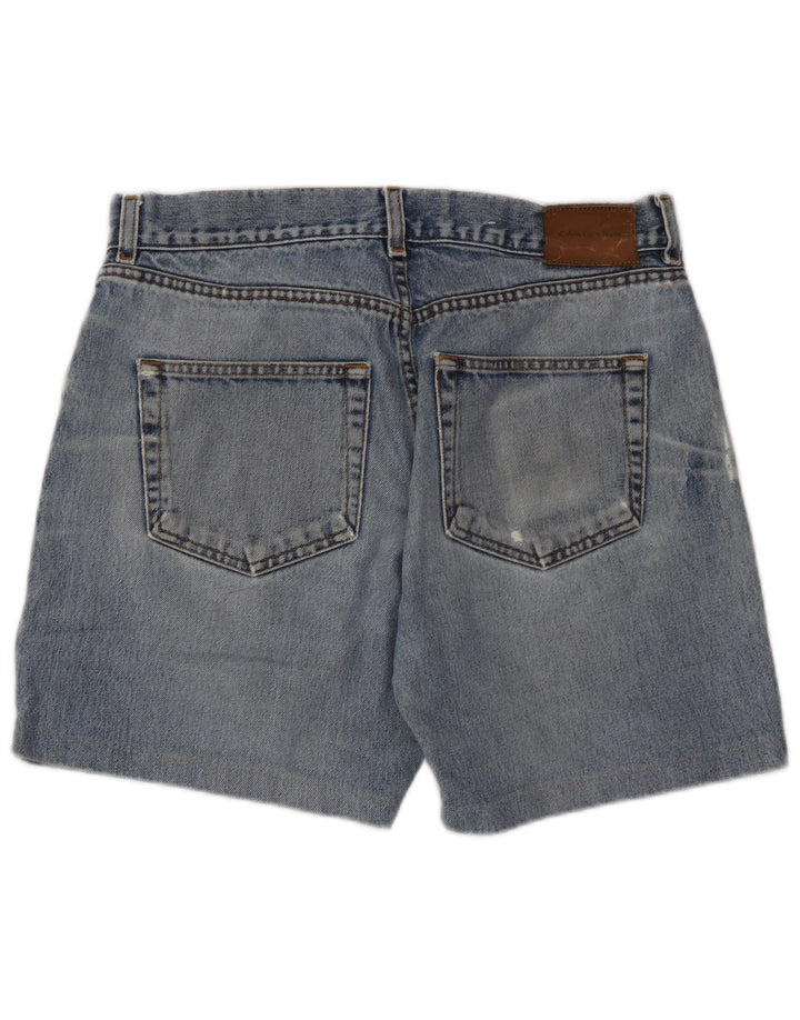 Calvin Klein Mens Denim Shorts W32 Medium Blue Cotton