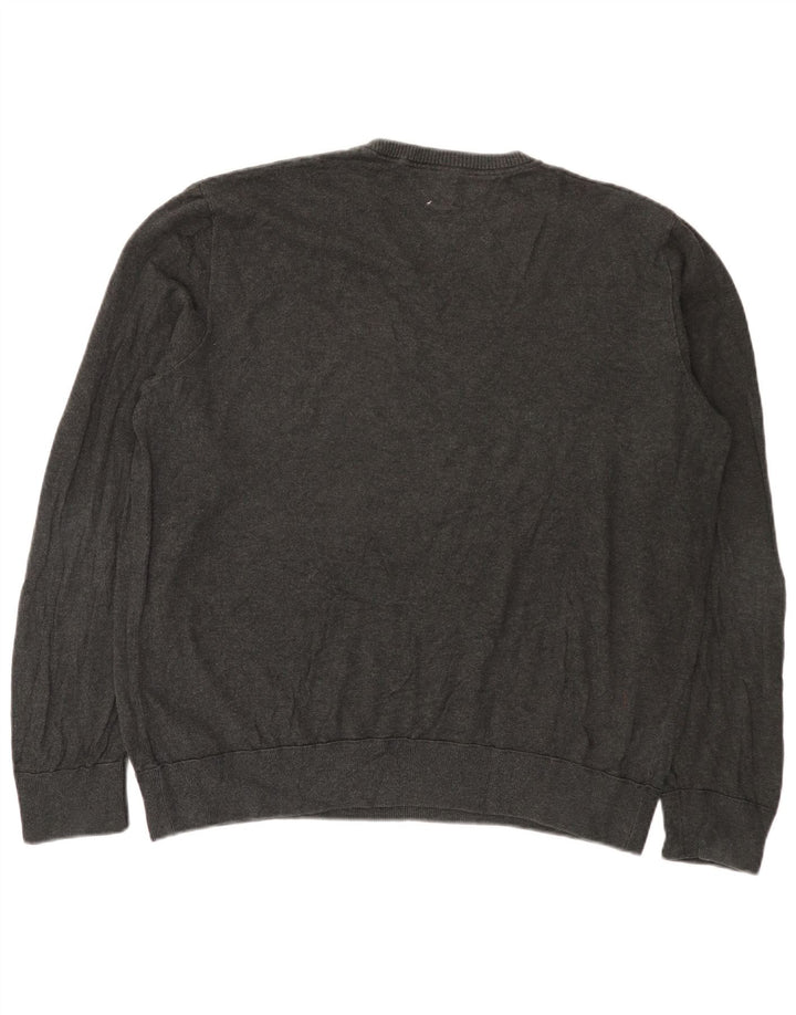 Gap Herre V-hals sweater XL Grå Bomuld