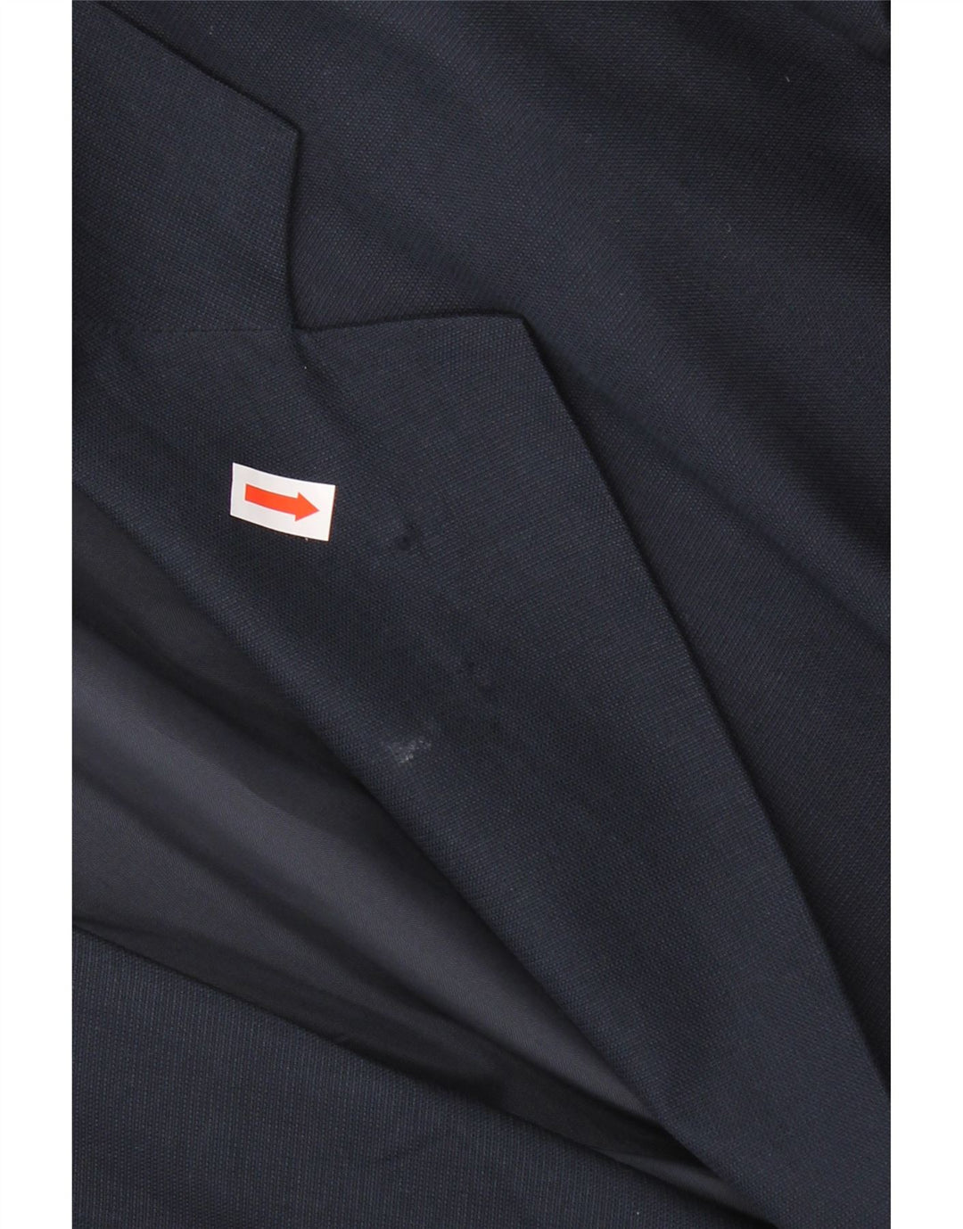 DANIEL HECHTER Womens 1 Button Blazer Jacket UK 14 Large Navy Blue Silk