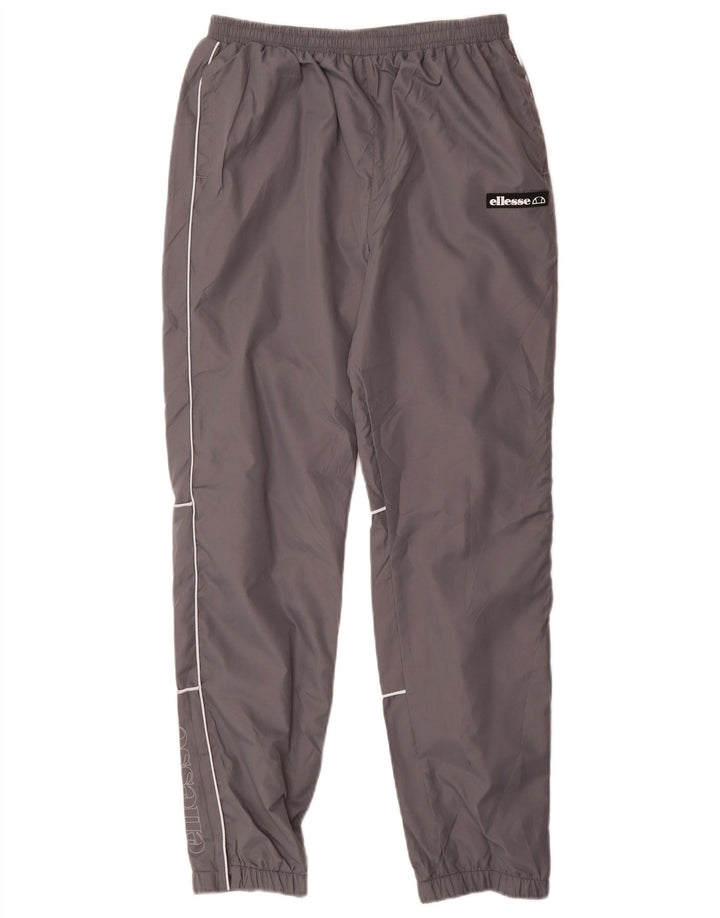 Ellesse Boys Graphic Tracksuit Trousers Joggers 13-14 Years  Grey Polyester