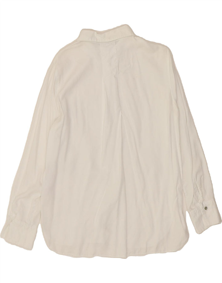 MASSIMO DUTTI Γυναικείο πουκάμισο EU 38 Small White Lyocell