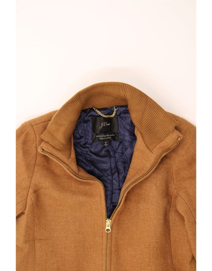 J. CREW Womens Overcoat US 6 Medium Brown Wool Vintage J. Crew and Second-Hand J. Crew from Messina Hembry 
