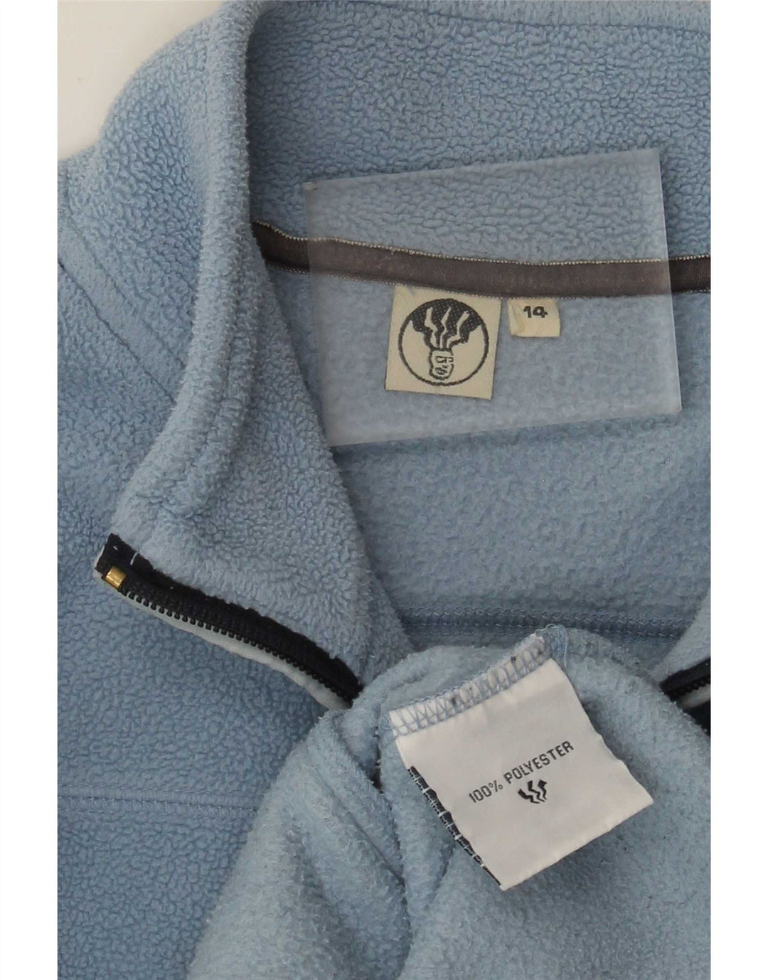 Chaqueta polar para mujer Fat Face UK 44 Poliéster azul grande