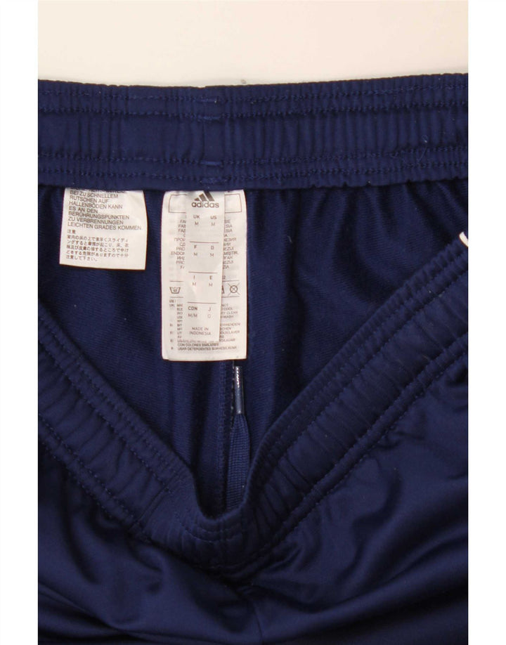 Adidas Mens Tracksuit Trousers Medium Navy Blue Polyester