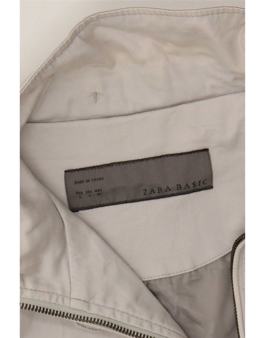 Zara Womens Utility Jacket UK 14 Large Beige