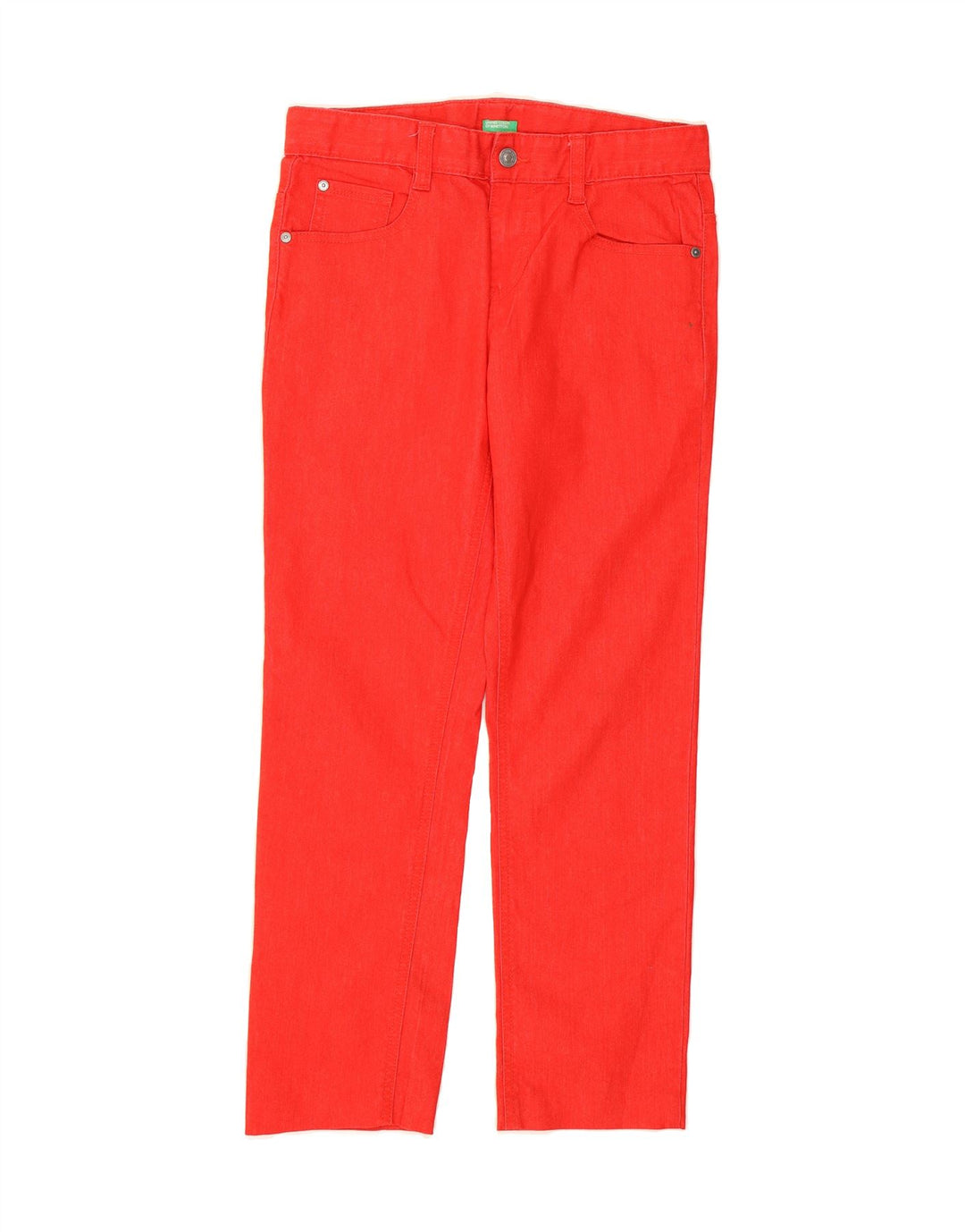 BENETTON Womens Straight Jeans W30 L26 Red Vintage Benetton and Second-Hand Benetton from Messina Hembry 