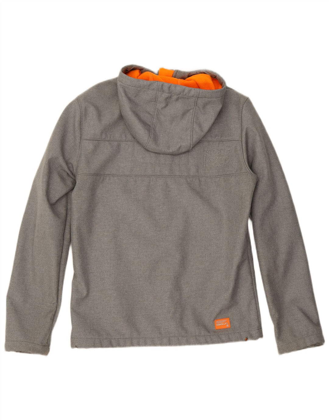 Superdry Mens Windtrekker Graphic Windbreaker Jacket UK 38 Medium Grey
