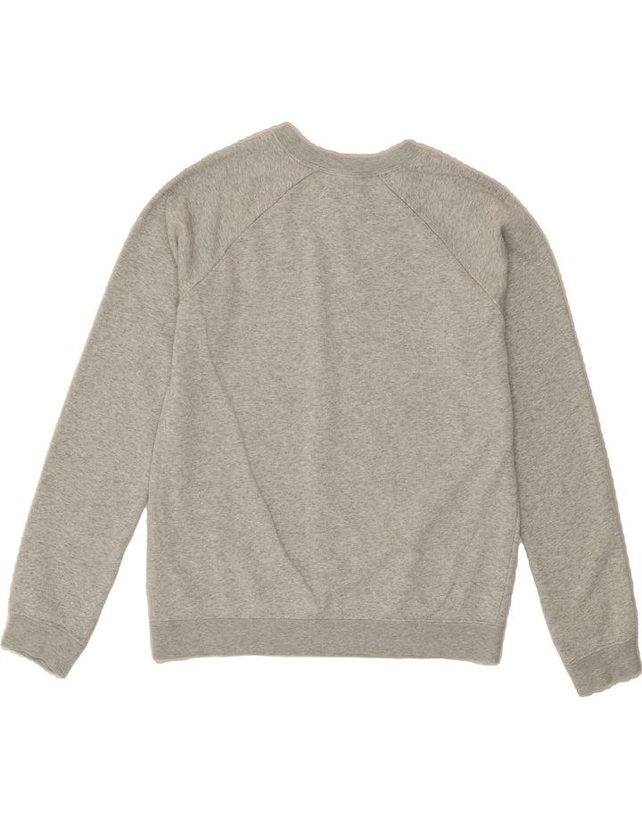 NIKE Womens Oversized Graphic Sweatshirt Jumper UK 10 Small Grey Cotton Vintage Nike and Second-Hand Nike from Messina Hembry 