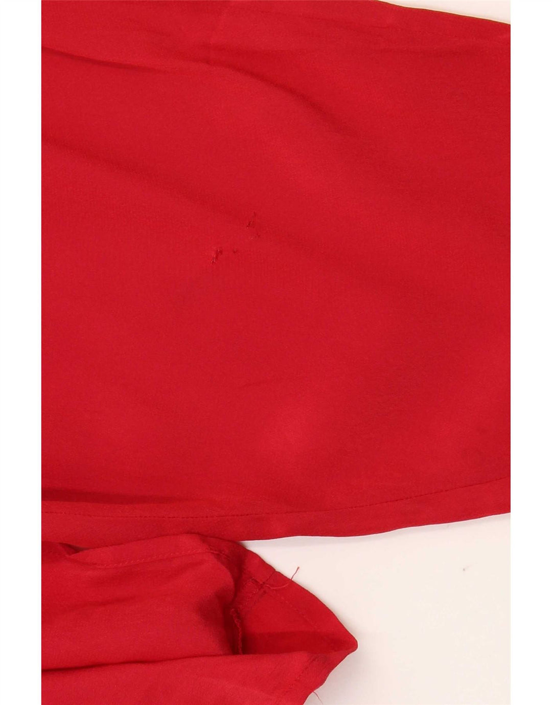 Vintage Womens Loose Fit Blouse Top IT 42 Medium Red Acetate