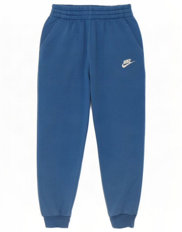 Nike Boys tréningruha nadrág kocogó 10-11 éves közepes kék pamut