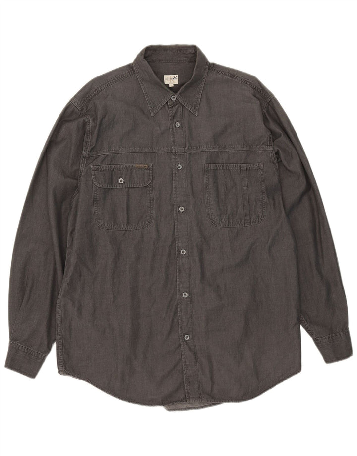 Calvin Klein Jeans Chemise Homme Large Gris Coton