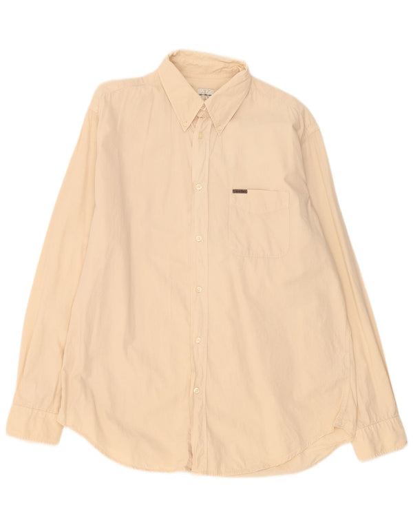 Camisa masculina Calvin Klein Jeans XL algodão bege