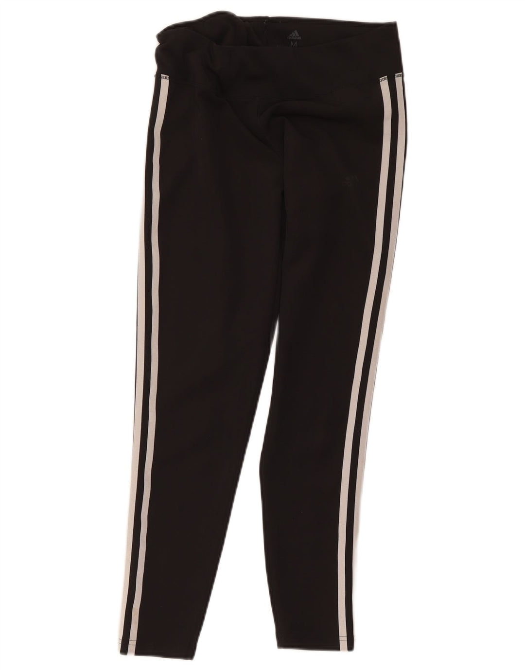 Adidas Womens Climalite Crop Leggings UK 12/14 Medium Black Polyester