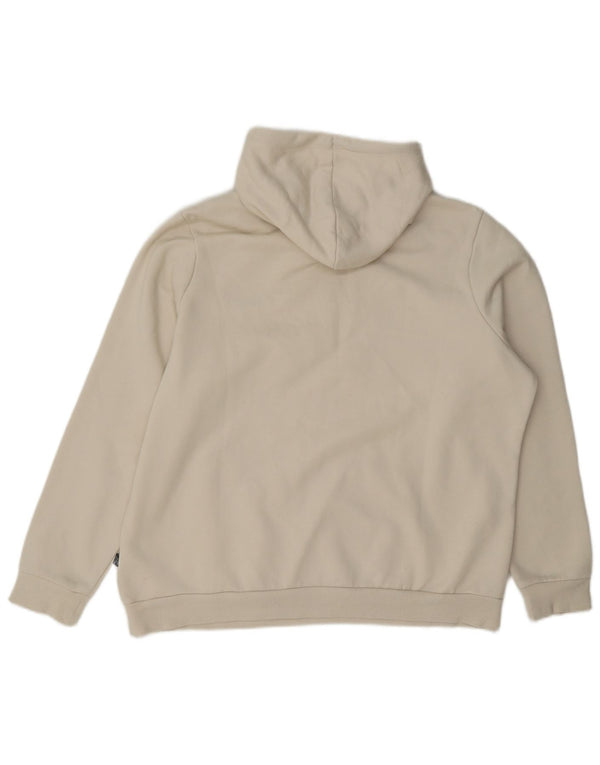 Puma Womens Hoodie Jumper UK 18 XL Off White Cotton