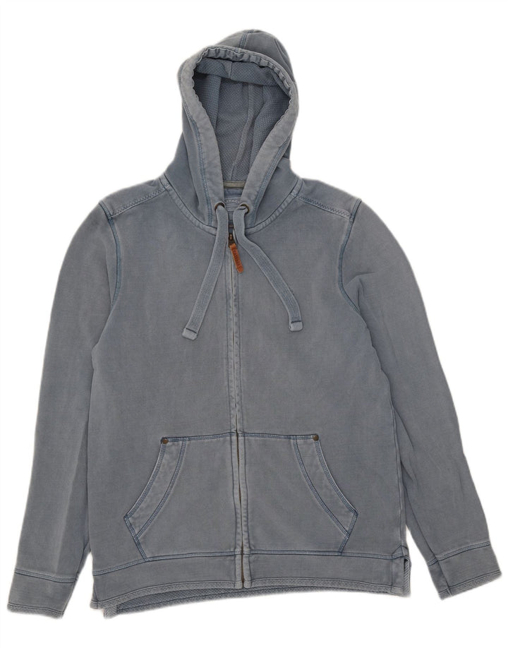 Fat Face Mens Zip Hoodie Sweater Small Blue Cotton