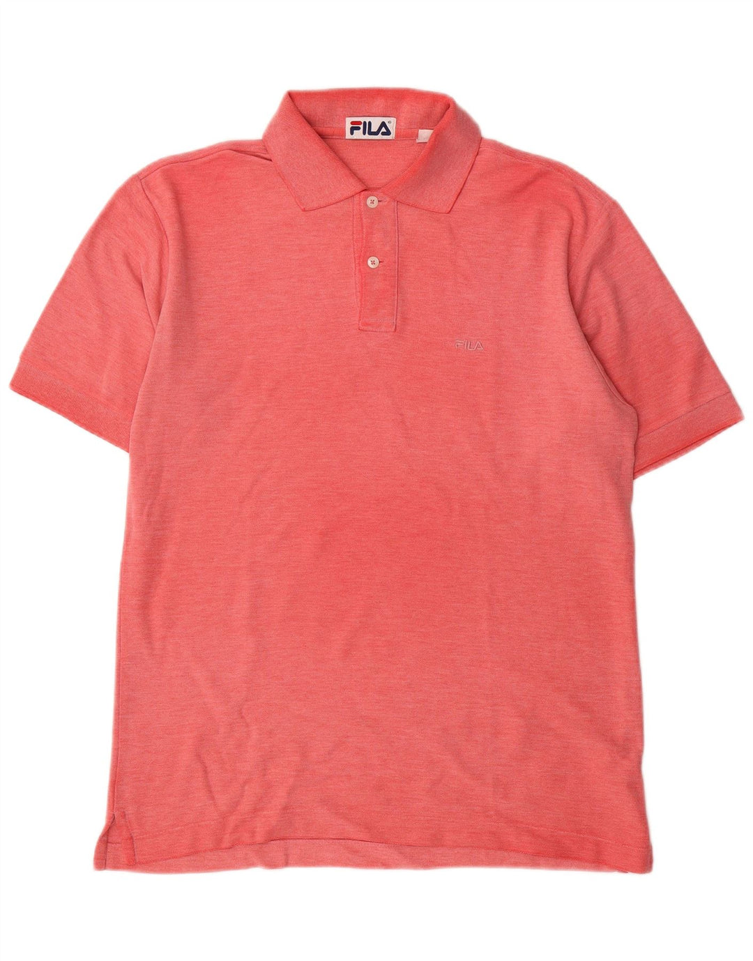 Fila Mens Polo Shirt IT 46 Small Red Cotton