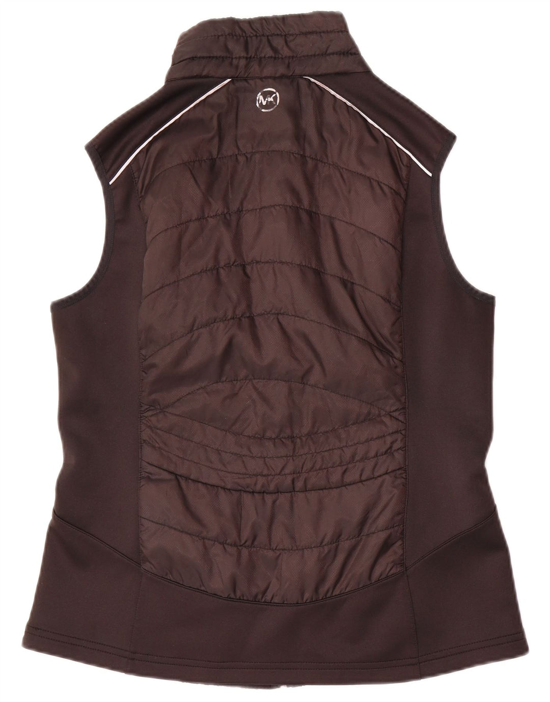 Michael Kors Womens Sleeveless Tracksuit Top Jacket UK 14 Medium Black