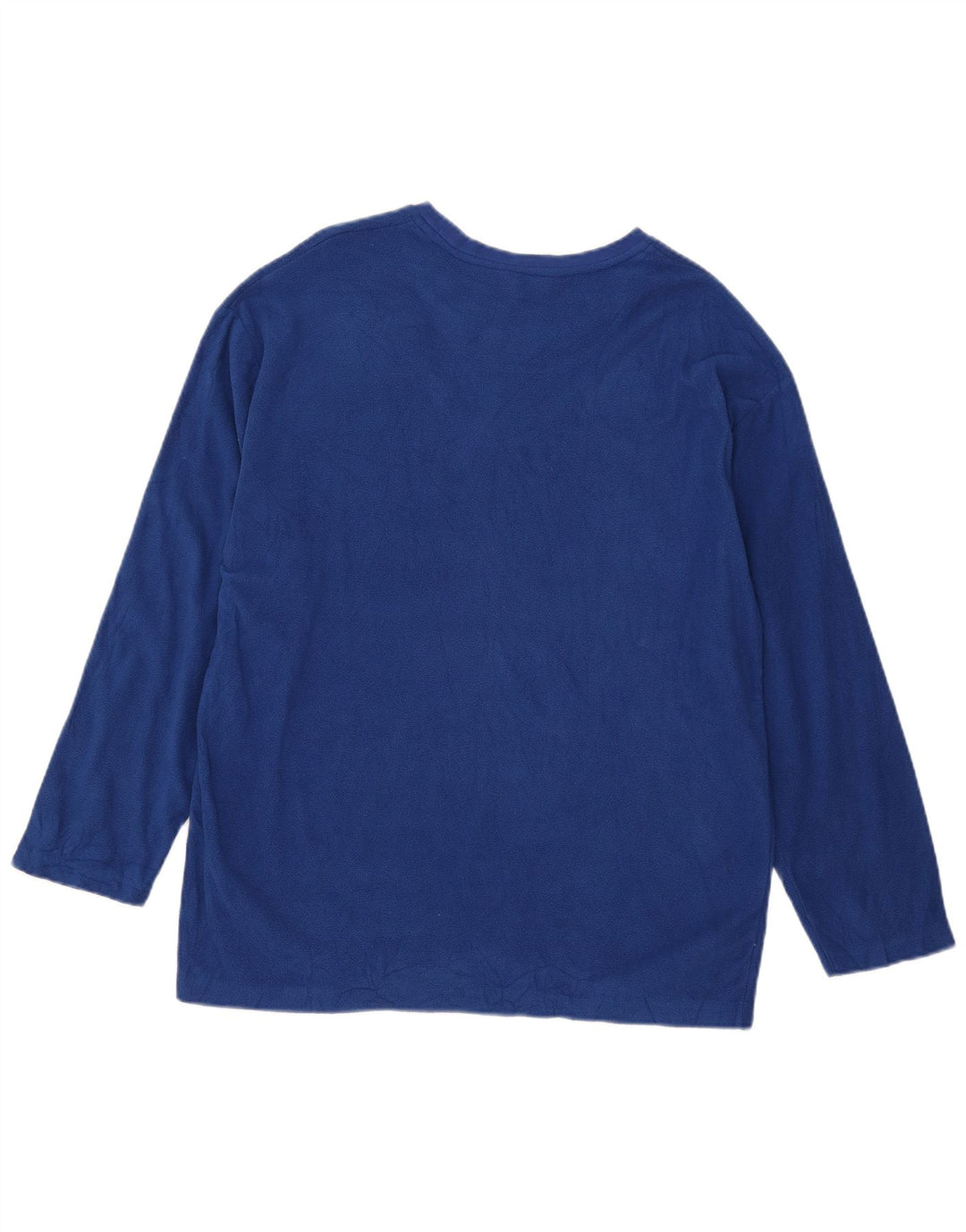 Izod Mens Fleece Jumper Large Blue Polyester