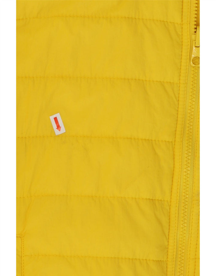 TIMBERLAND Mens Padded Jacket UK 38 Medium Yellow Polyester Vintage Timberland and Second-Hand Timberland from Messina Hembry 